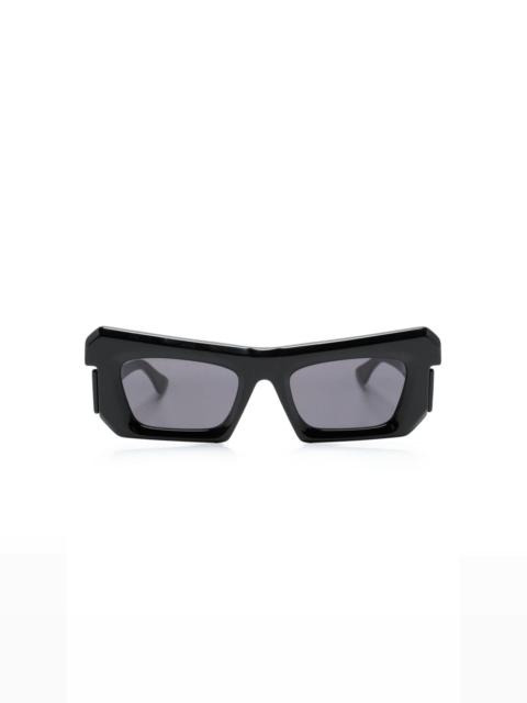 P2 rectangle-frame sunglasses