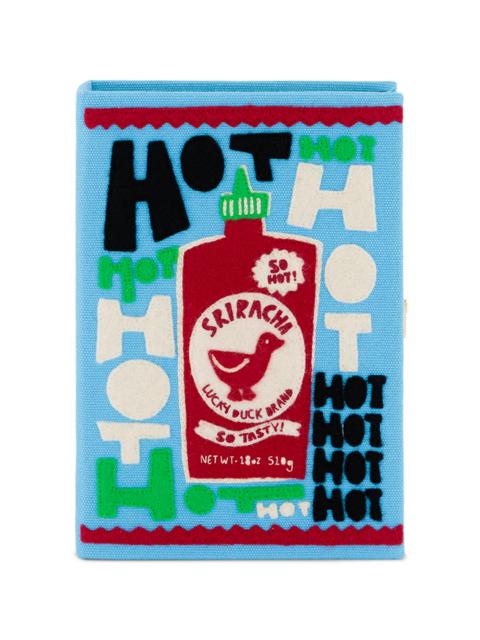 Olympia Le-Tan Sriracha Book Clutch light blue