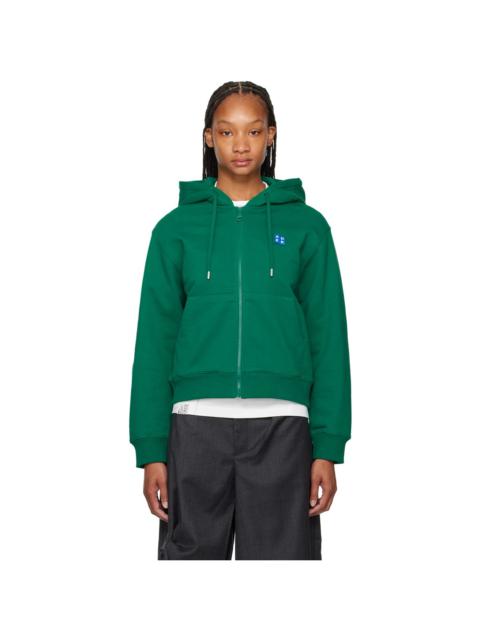 【 ADERERROR 】★Verif logo hoodie ADER error SSENSE Exclusive Blue Tape Logo Hoodie size