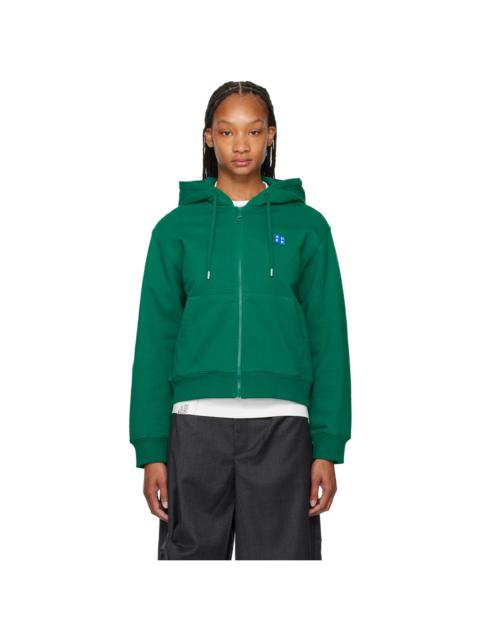 ADER error Green TRS Tag Hoodie