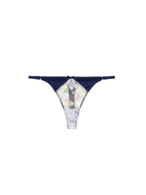 Fleur du Mal Elara Embroidery Thong