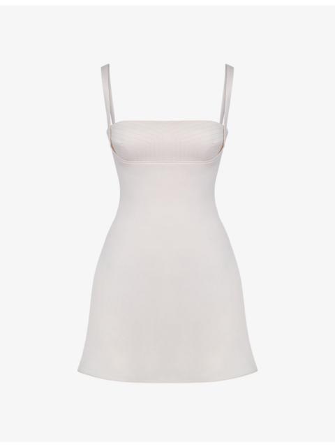 House of CB Kara stretch-woven mini slip dress