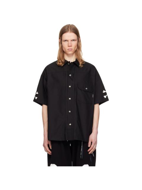 MASTERMIND WORLD Black Oxford Shirt