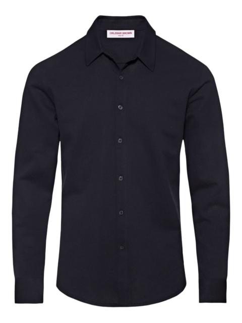 ORLEBAR BROWN Giles piquÃ© cotton shirt