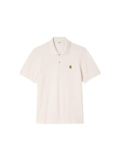Sandro embroidered cotton polo shirt