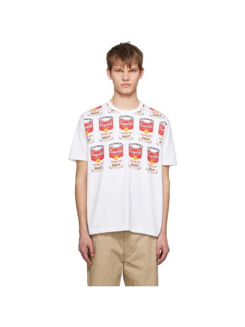 Junya Watanabe MAN White Graphic T-Shirt