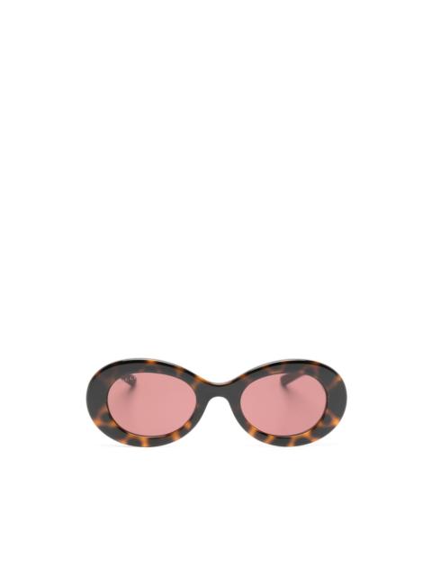 GUCCI Interlocking G tortoise-shell sunglasses