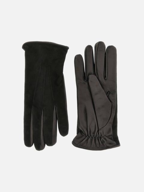 HOGAN Gloves in Leather Black