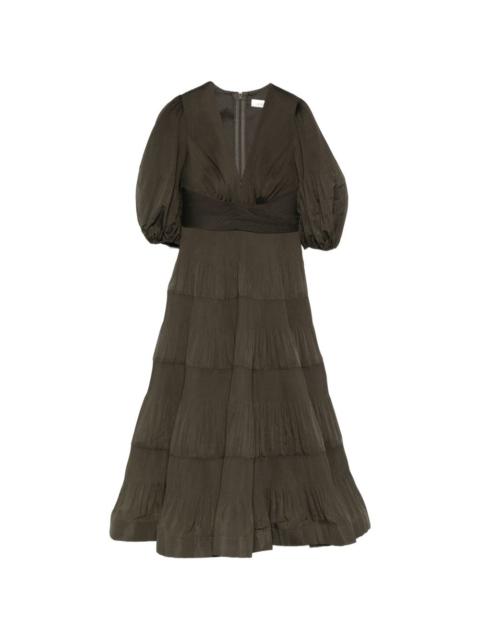 Zimmermann pleated midi dress