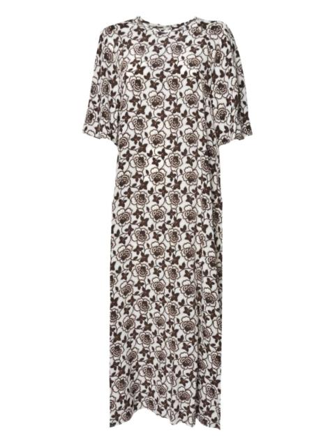 WEEKEND Max Mara floral-print short-sleeve midi dress