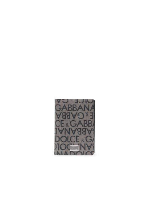 Dolce & Gabbana logo-jacquard card holder
