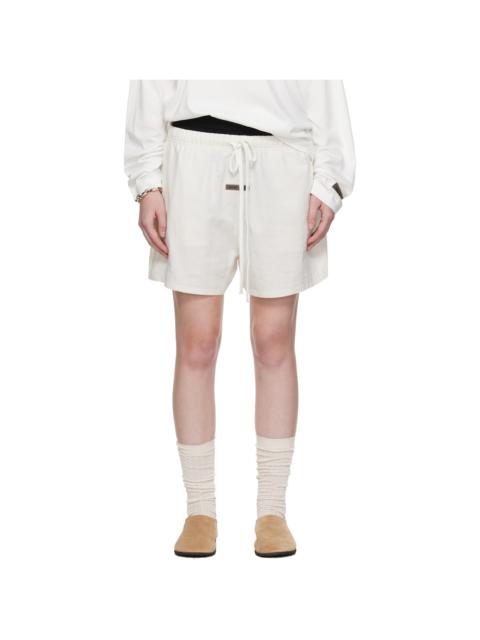 ESSENTIALS White Soccer Shorts