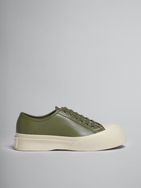 GREEN SOFT CALF LEATHER PABLO SNEAKER