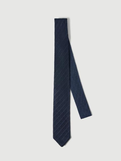 Brunello Cucinelli Textured silk tie