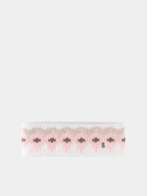 BOGNER Loca Cashmere Headband in Pink/Off-White