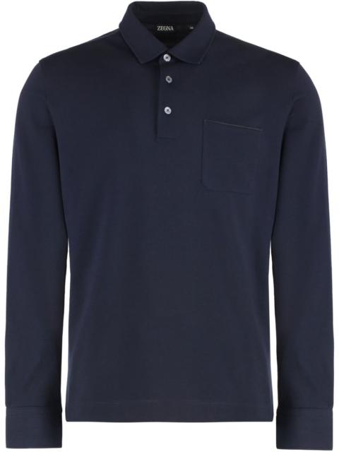 ZEGNA long sleeve polo shirt