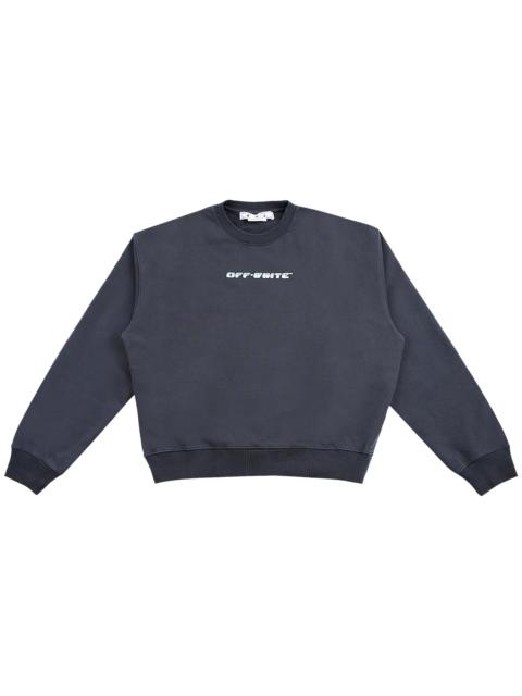 Off-White Between Arrow Over Crewneck 'Outerspace White'