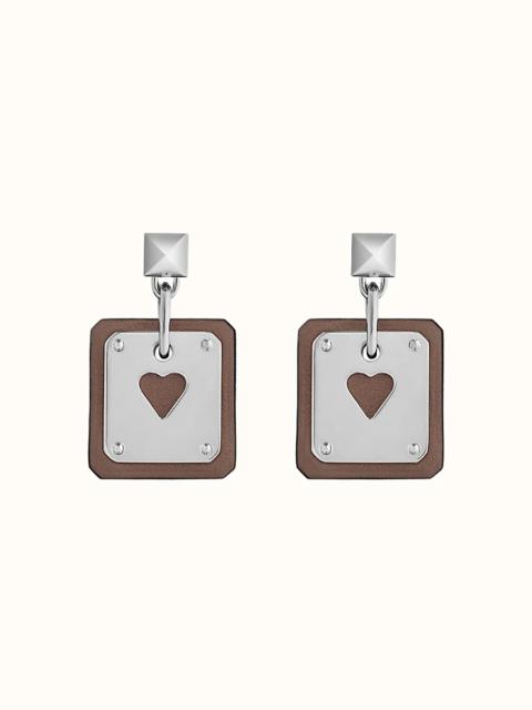 Hermès As de Coeur earrings
