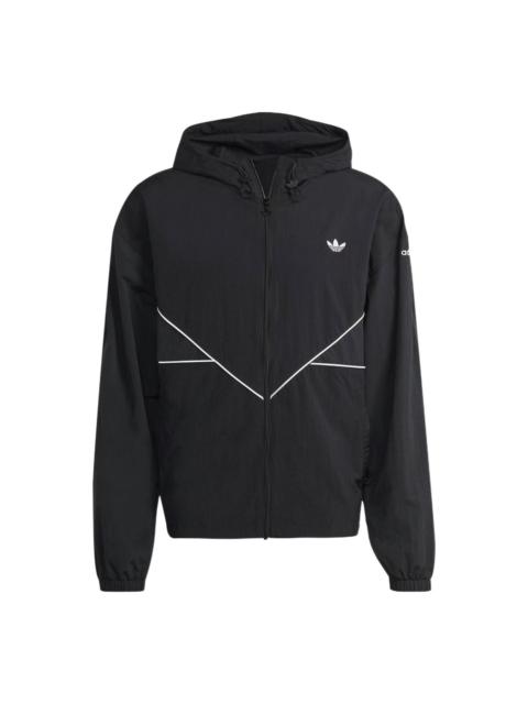 adidas originals Adicolor Seasonal Archive Windbreaker Jacket 'Black' HR3322