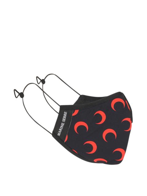 Marine Serre ALL OVER MOON DAILY MASK / RED