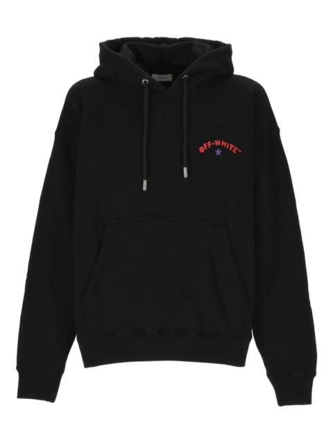 Off-White logo-print hoodie