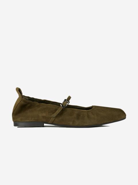 SLOWEAR Suede leather ballet flats