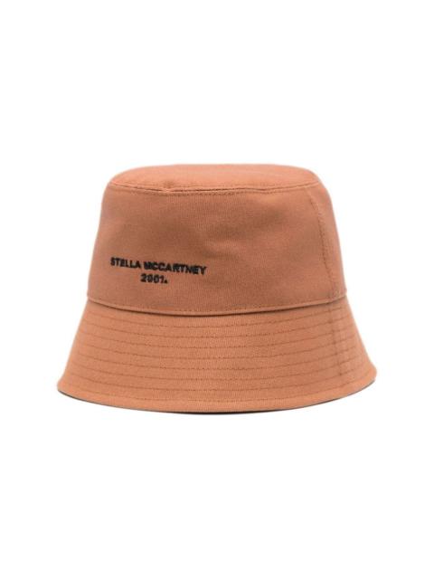 Stella McCartney logo-embroidered bucket hat