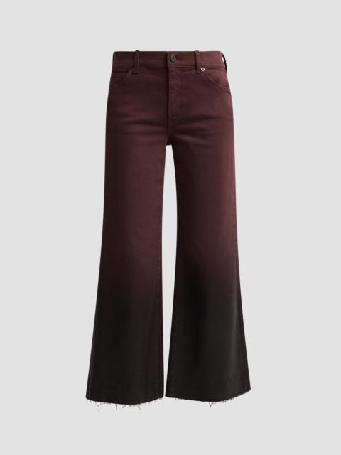 KOBI HALPERIN Women's Rafaella Ombré Flared Crop Jeans - Carob