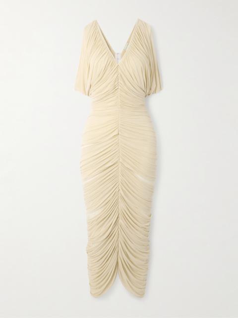 MAGDA BUTRYM Ruched Stretch-jersey Midi Dress