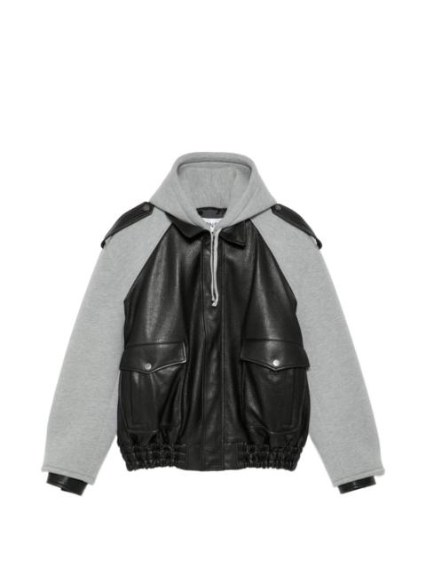 Monse hybrid bomber jacket