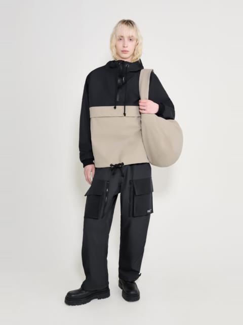 Stutterheim Forsa Two-Tone Matte Anorak Black/Potato