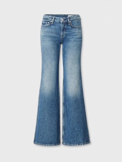 rag & bone Josie Relaxed Flare Jean Low-Rise in Lightweight Rigid Denim