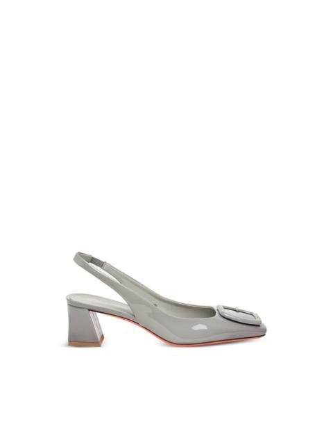 Santoni buckle-detail pumps