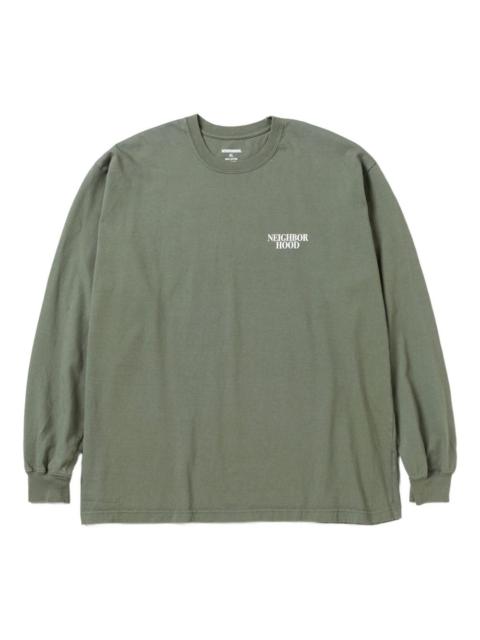 NEIGHBORHOOD logo-embroidered long-sleeve T-shirt