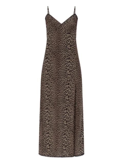 Zadig & Voltaire leopard-print slip dress