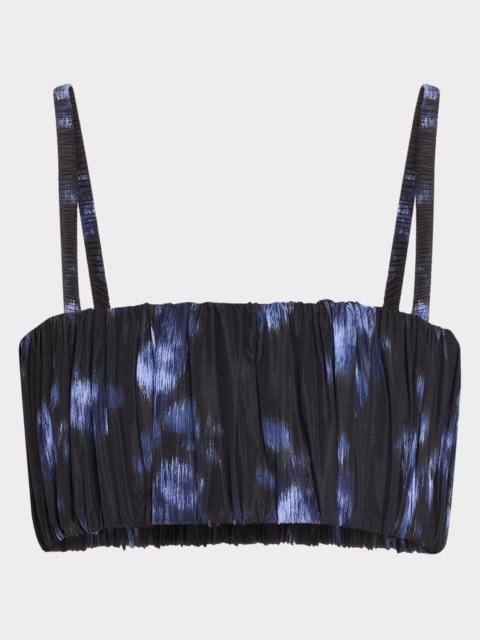MICHAEL KORS COLLECTION Gathered Bralette Top