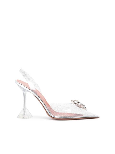 Amina Muaddi Rosie 95mm slingback pumps