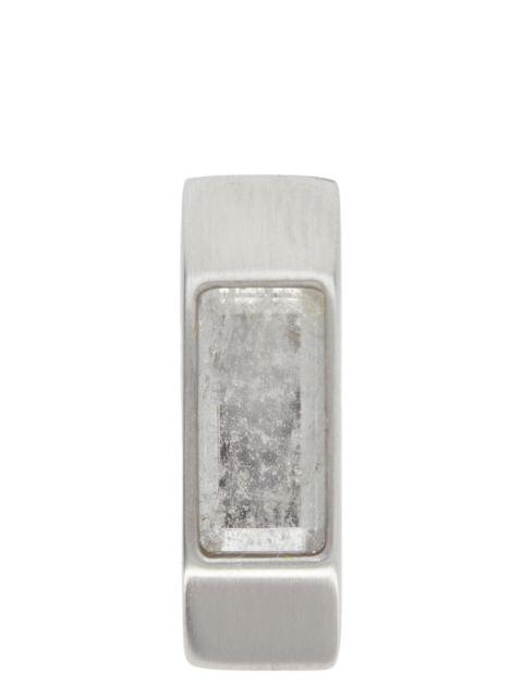 Rick Owens CRYSTAL BEVELED EARRING