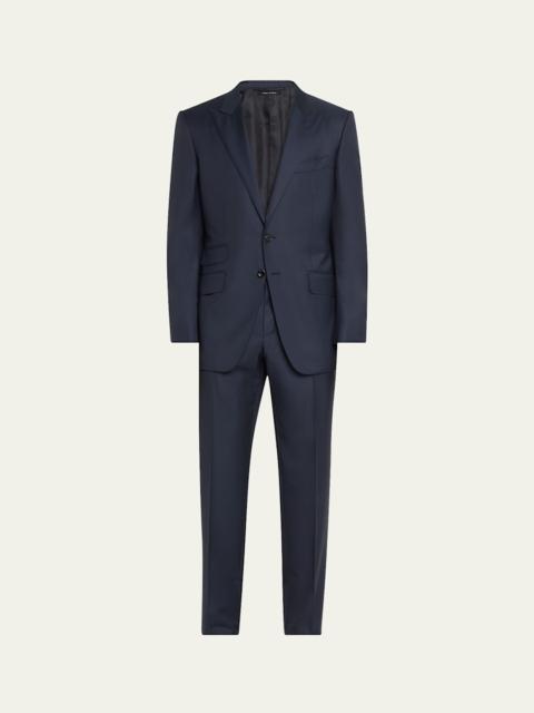 TOM FORD Men's Modern Fit Sharkskin Suit