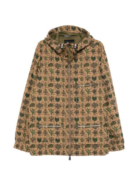 Moncler Grenoble logo-patched graphic-print jacket