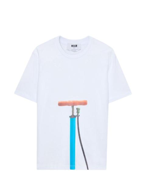 MSGM graphic-print T-shirt