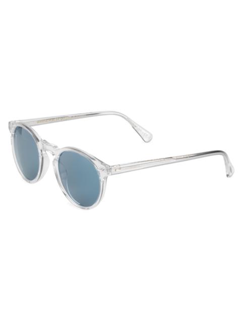 Oliver Peoples Women's Gregory Peck 1962 50MM Round Sunglasses