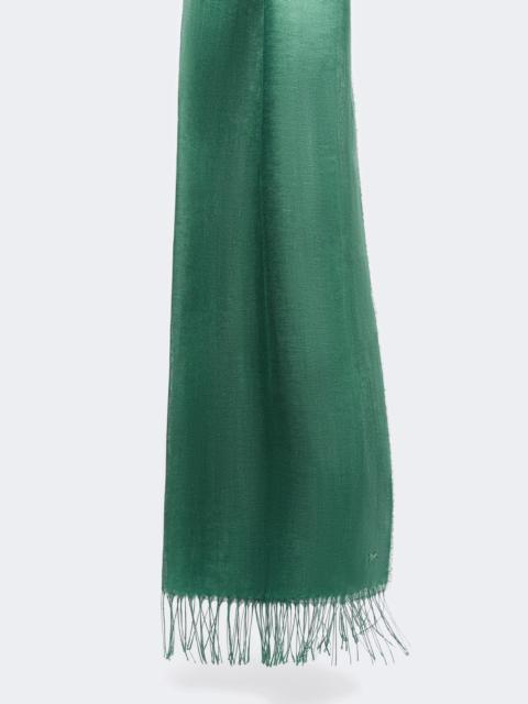 WEEKEND Max Mara Linen stole with fringes - SAGE GREEN