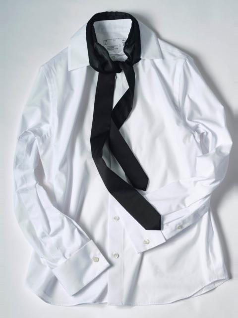 sacai Poplin Shirt (with Satin Tie)