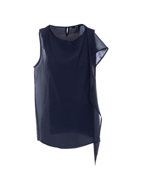 ELEH scarf sleeveless top