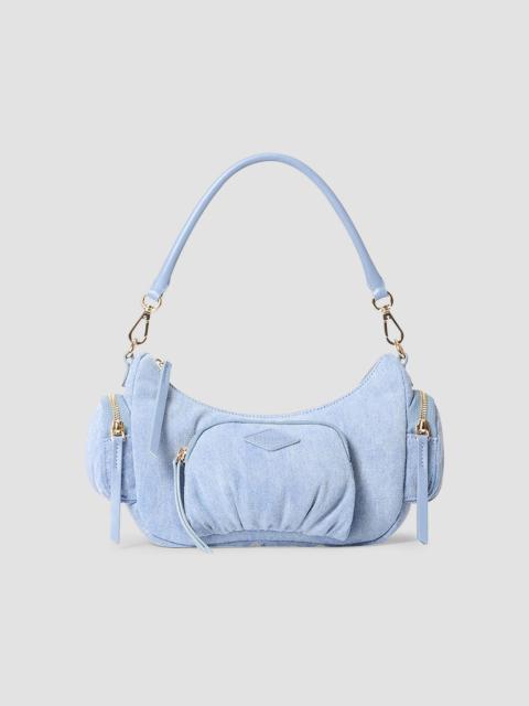 MZ Wallace Women's Small Chelsea Denim Shoulder Bag - Blue