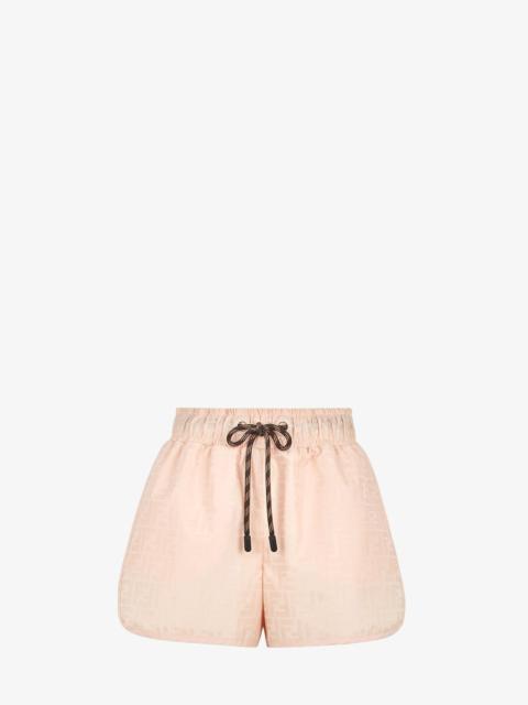 FENDI Pink nylon shorts