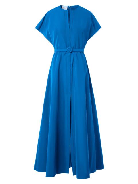 AKRIS Women's Techno Radzimir Belted Midi-Dress - Cobalt Blue