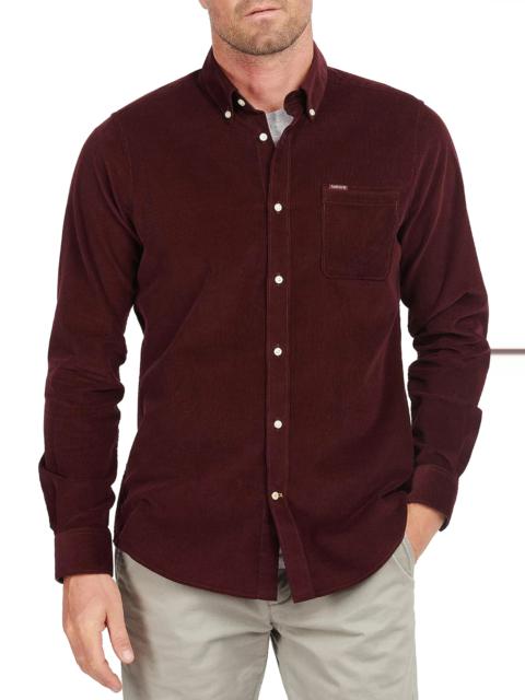 Ramsey Tailored Fit Corduroy Button-Down Shirt