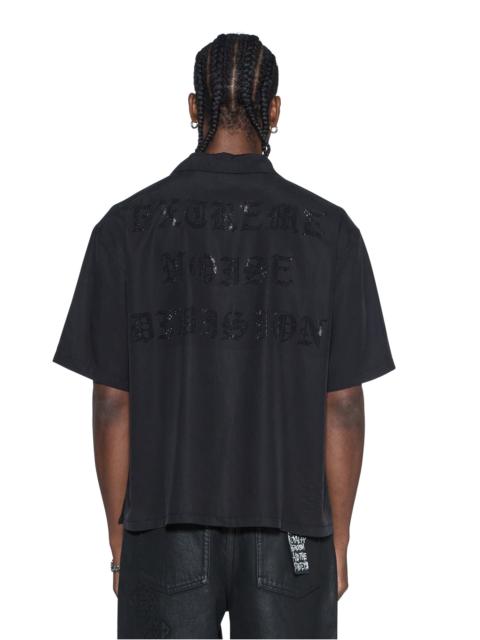 Ksubi END DINER SS SHIRT SATIN BLACK